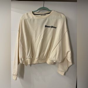 Zara Wonder Woman Cream Sweatshirt